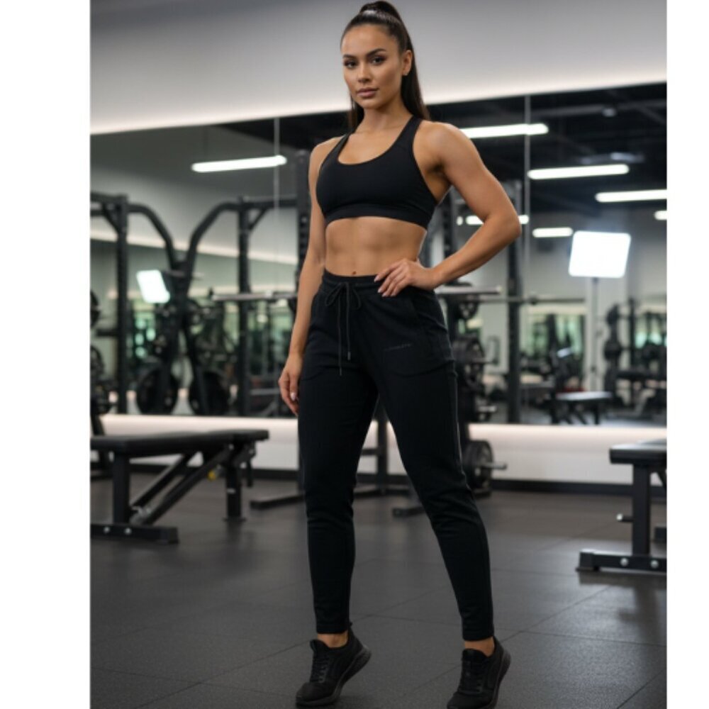 ALPHALETE Women's Essential Core Jogger Blackout Sz Small Activewear NWT